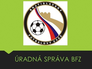 ÚRADNÁ SPRÁVA Č.29 ZO DŇA 01.02.2019