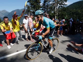 Michael Valgren počas Tour de France 2018.