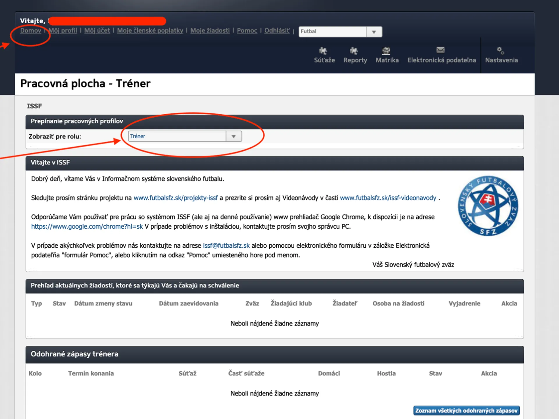 Manuál na predĺženie trénerskej licencie v ISSF