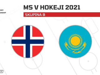 Nórsko - Kazachstan: ONLINE z MS v hokeji 2021