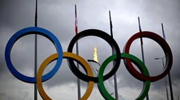 Olympijské kruhy - ilustračná fotografia.