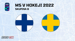 Online prenos: Fínsko - Švédsko dnes na MS v hokeji 2022 (LIVE)