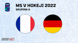 Online prenos: Francúzsko - Nemecko dnes na MS v hokeji 2022 (LIVE)
