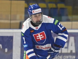 Tobias Pitka v drese slovenskej reprezentácie do 18 rokov.