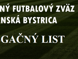 Delegačný list č. 16