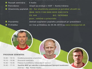Seminár trénerov mládeže UEFA GC/B Licencie