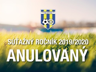 Anulovanie futbalových súťaží ObFZ Trnava v súťažnom ročníku 2019/2020