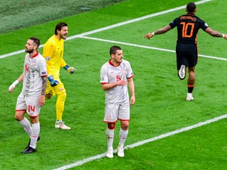 Zápas Severné Macedónsko - Holandsko na EURO 2020 / 2021.