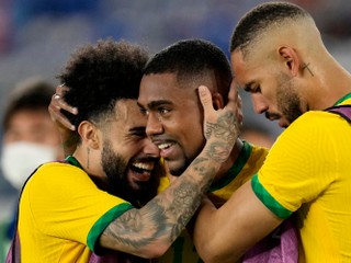 Malcom, strelec gólu Brazílie vo finále OH Tokio 2020 / 2021.