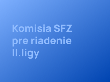 Komisia SFZ pre riadenie II.ligy  (KDL)
