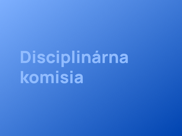 Disciplinárna komisia