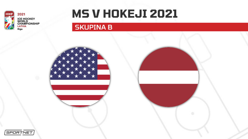 USA vs. Lotyšsko: ONLINE prenos zo zápasu na MS v hokeji 2021 dnes.