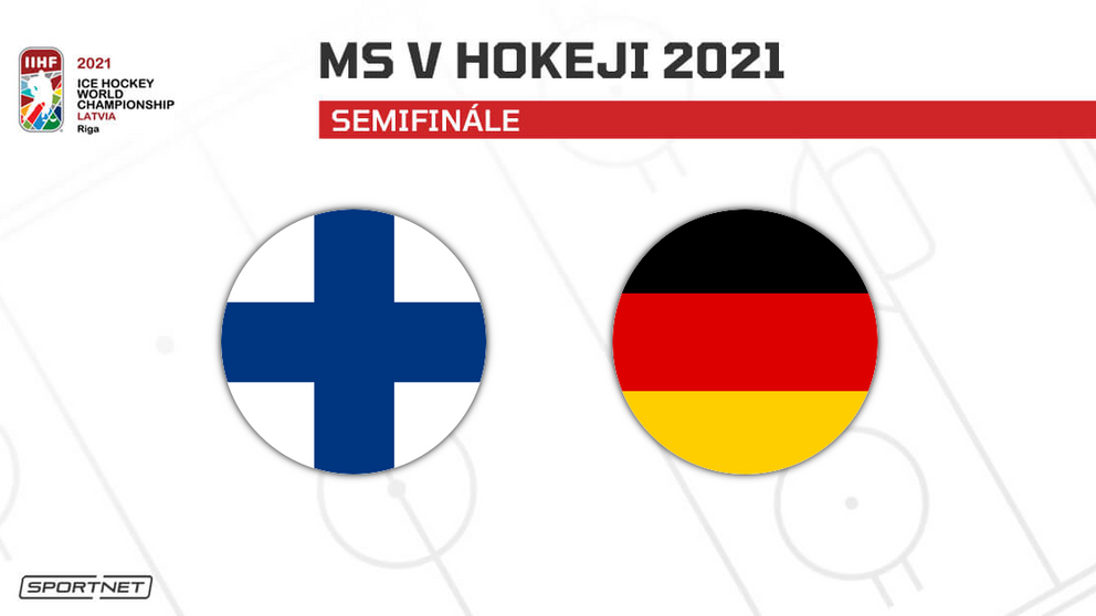 Fínsko vs. Nemecko: ONLINE prenos zo semifinále na MS v hokeji 2021 dnes.