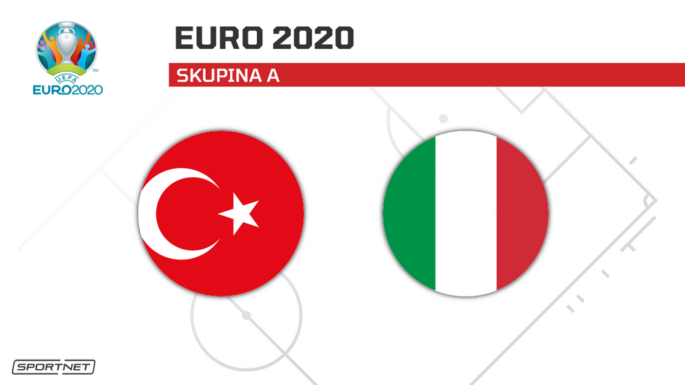 Turecko vs. Taliansko: ONLINE prenos zo zápasu na ME vo futbale - EURO 2020 / 2021 dnes.