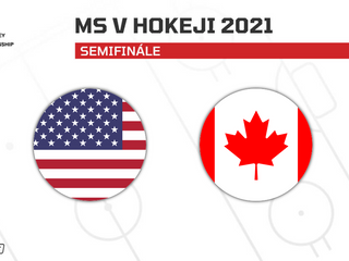 USA - Kanada: ONLINE zo semifinále MS v hokeji 2021