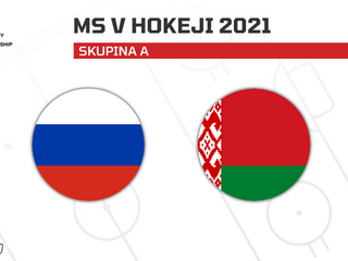 Rusko - Bielorusko: ONLINE z MS v hokeji 2021