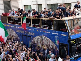 Taliansku patrí po triumfe na EURO 2020 piata priečka.