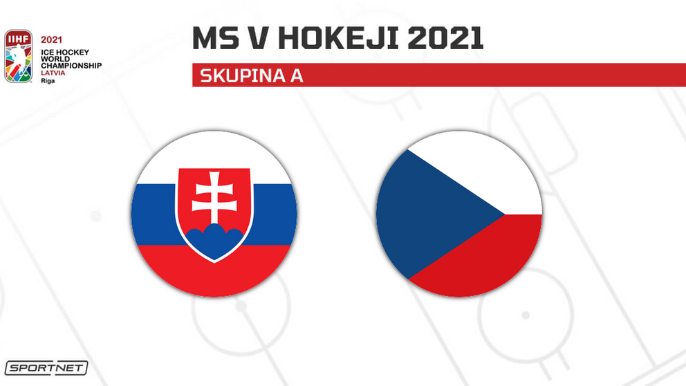 Slovensko vs. Česko: ONLINE prenos zo zápasu na MS v hokeji 2021 dnes.