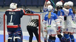 Slovenské hokejbalistky zvládli dôležitý súboj, postúpili do semifinále