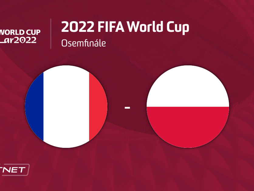Francúzsko - Poľsko: ONLINE prenos zo zápasu na MS vo futbale 2022 dnes