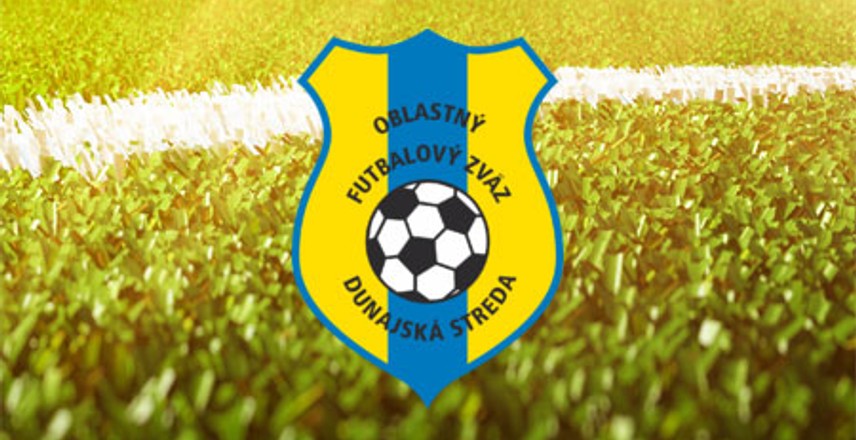 Nominácia hráčov do výberu ObFZ Dunajská Streda U14 - tréningový zraz 10.11.2018