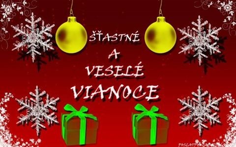 Príjemné Vianoce a úspešný rok 2019