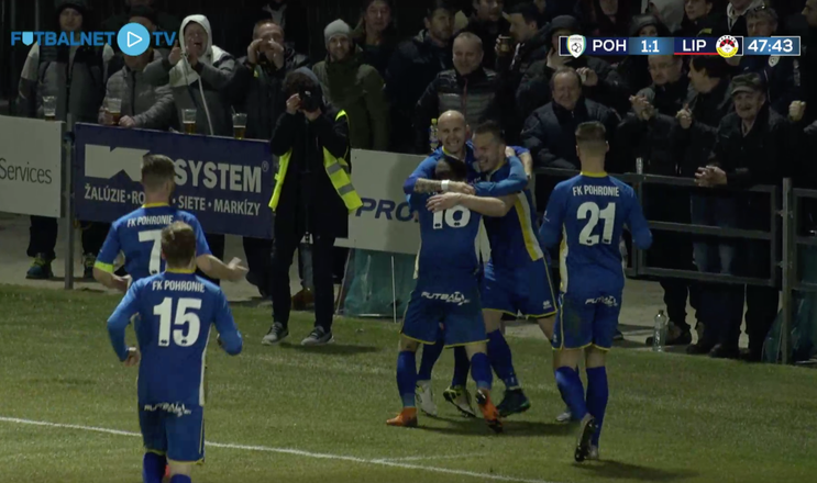 II. liga - V šlágri výhra Pohronia nad Liptovským Mikulášom