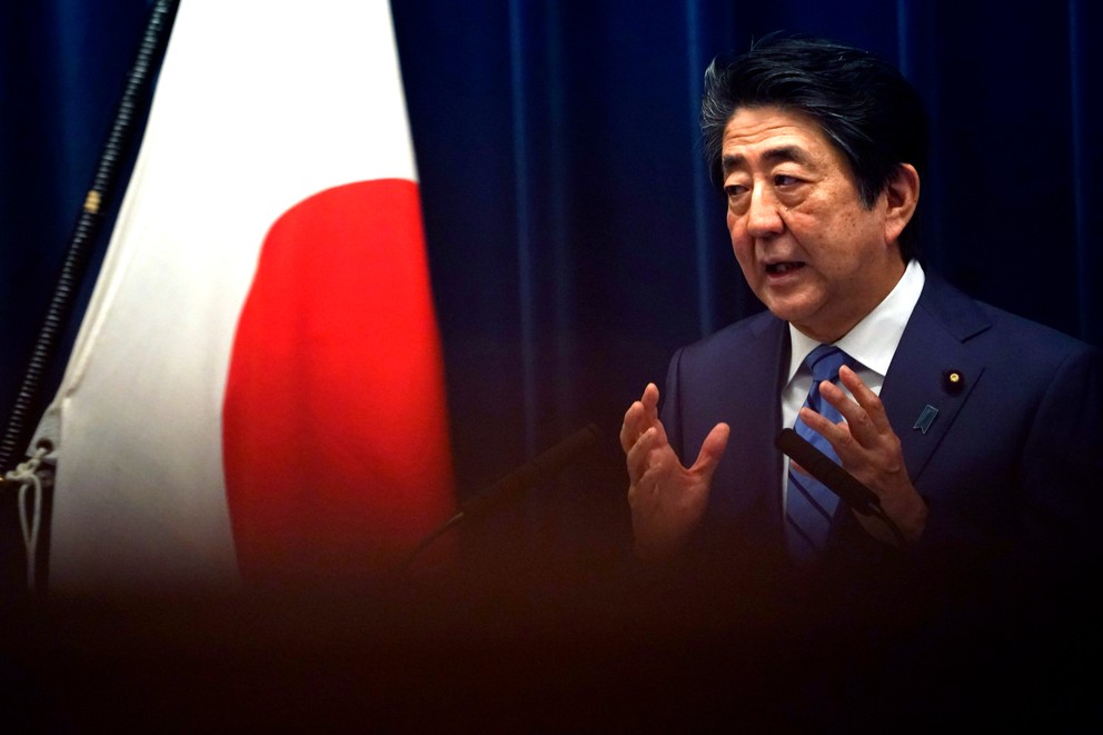 Japonský premiér Šinzo Abe.
