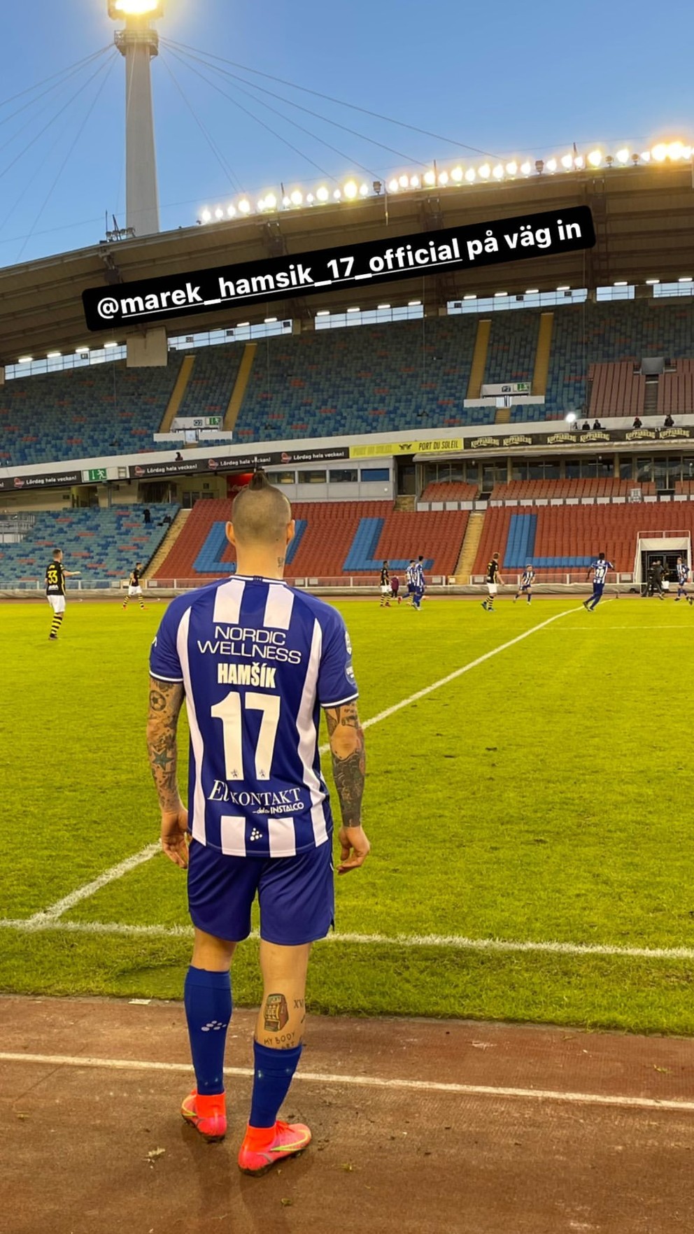 Marek Hamšík pri debute za IFK Göteborg.