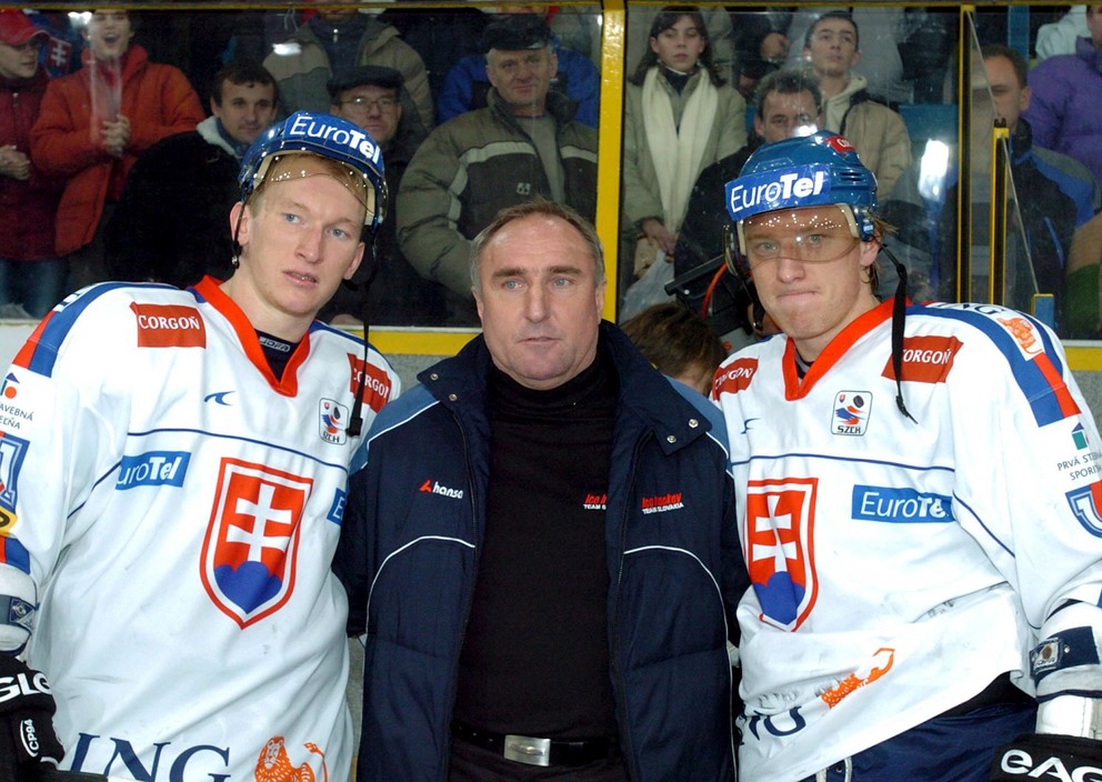 František Hossa, tréner slovenskej hokejovej reprezentácie 2002 - 2006.