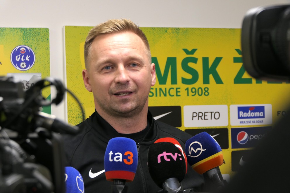 Peter Černák, tréner MŠK Žilina. 