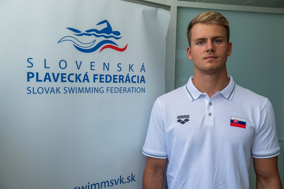 Slovenský plavec Matej Duša.