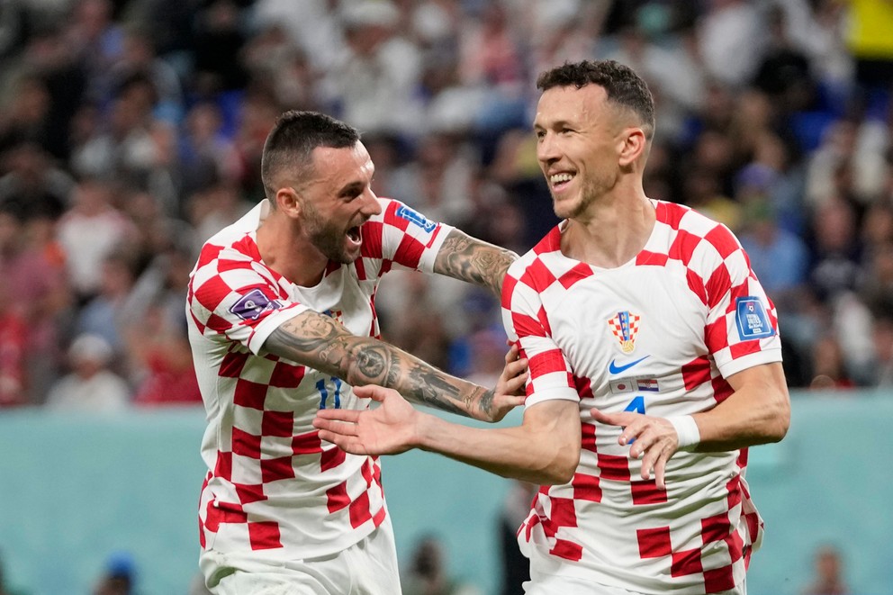 Gólová radosť chorvátskeho futbalistu Ivana Perišiča.