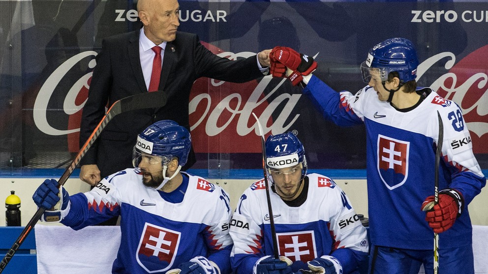 Craig Ramsay počas zápasu Slovensko - Fínsko na MS v hokeji 2019.