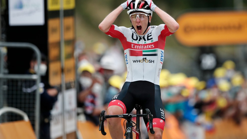 Tadej Pogačar vyhral 9. etapu Tour de France 2020.