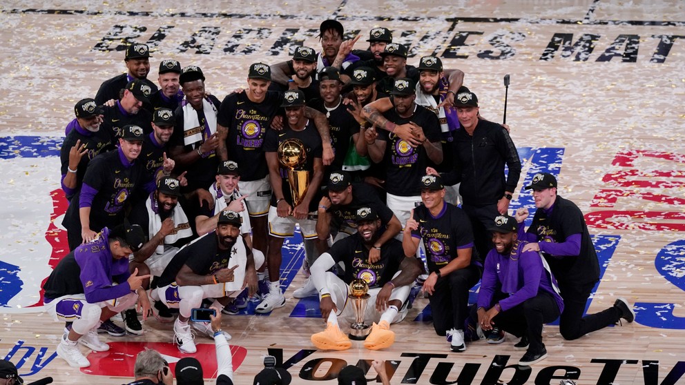 Basketbalisti Los Angeles Lakers vyhrali NBA 2019/2020.