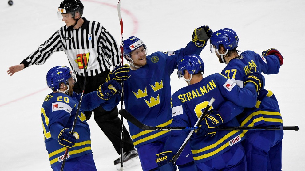 Hokejisti Švédska sa tešili z víťazstva.