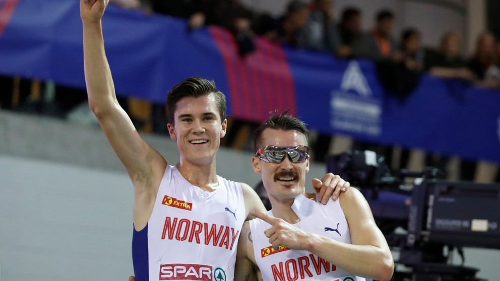 Jakob Ingebrigtsen 2021 Friidrett Em U23 Em I Friidrett Til Bergen I 2021 Jakob Ingebrigtsen Zostal Zdyskwalifikowany Po Zakonczeniu Biegu Na 1500 Metrow Podczas Halowych Mistrzostw Europy W Toruniu