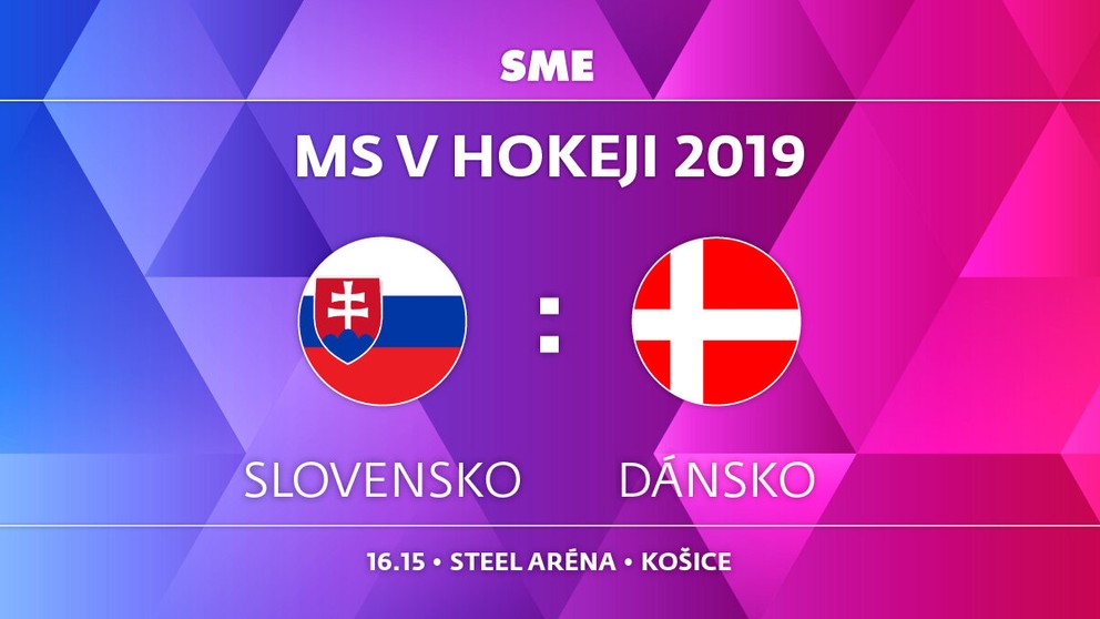 Slovensko - Dánsko, zápas MS v hokeji 2019, skupina A. Sledujte online prenos na SME.sk.