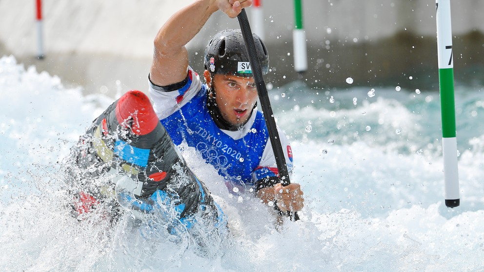 Slovenský reprezentant vo vodnom slalome Jakub Grigar.