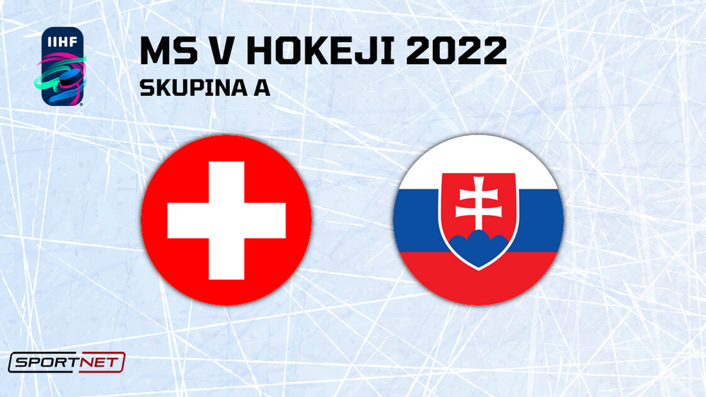 Slovensko - Švajčiarsko, ONLINE prenos zo štvrtého zápasu Slovenska na MS v hokeji 2022.