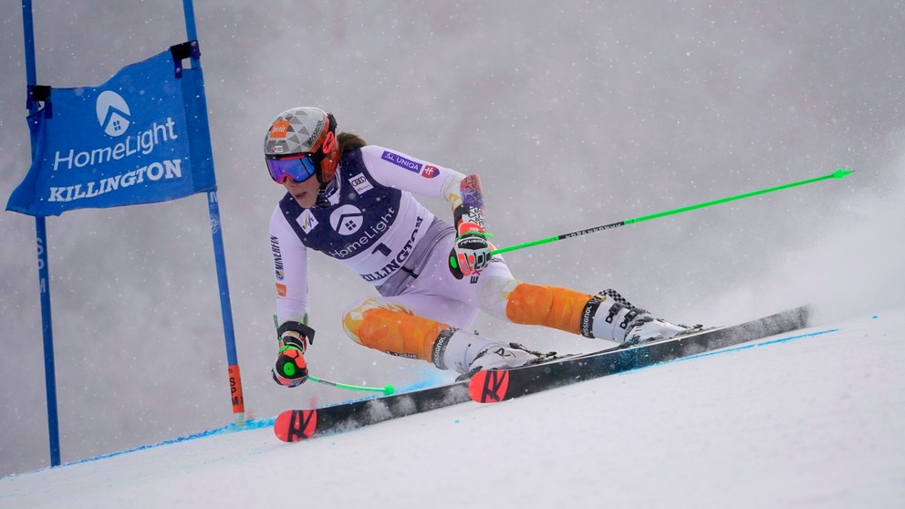 ONLINE: Petra Vlhová dnes - 1. kolo, obrovský slalom v Killingtone 2022  (sobota) | SPORTNET