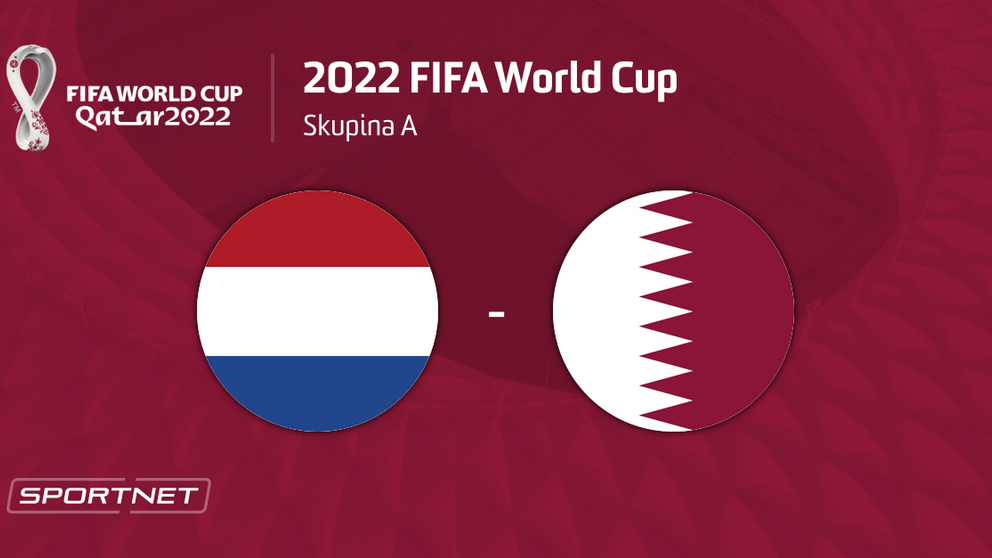 Holandsko - Katar: ONLINE prenos zo zápasu na MS vo futbale 2022 dnes.