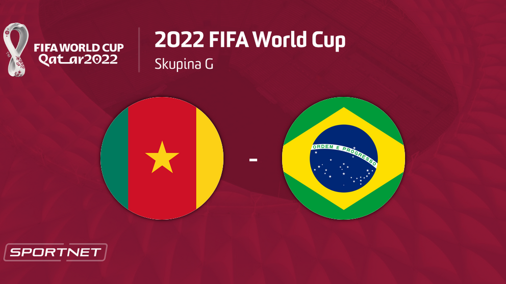 Kamerun - Brazília: ONLINE prenos zo zápasu na MS vo futbale 2022 dnes.