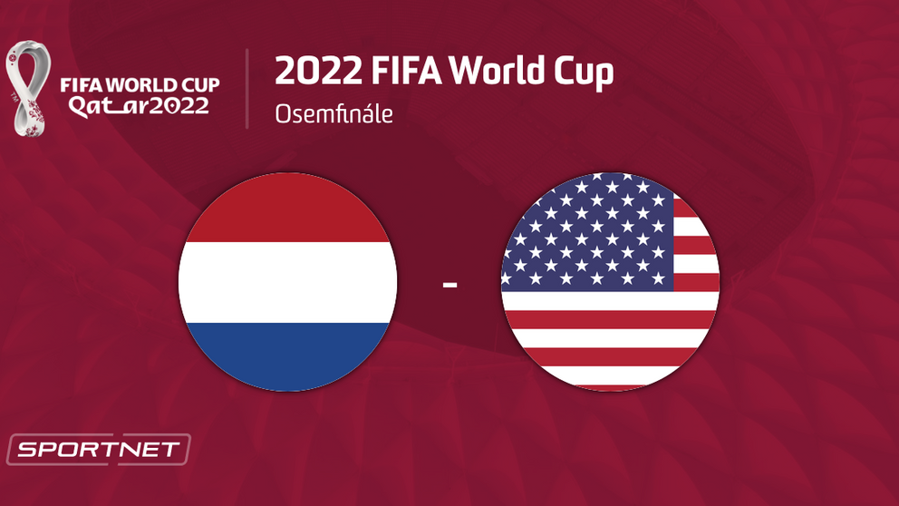 Holandsko - USA: ONLINE prenos zo zápasu na MS vo futbale 2022 dnes